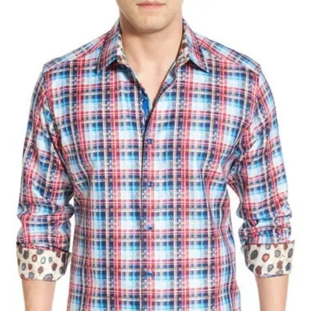 Robert Graham 'Rift Valley' Classic Fit Check Sport Shirt XL